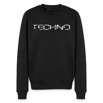 TECHNO DJ EDM Musique Acid House Rave Festival de musique - Pull Premium bio Homme - noir - Devant - Nico (187cm)
