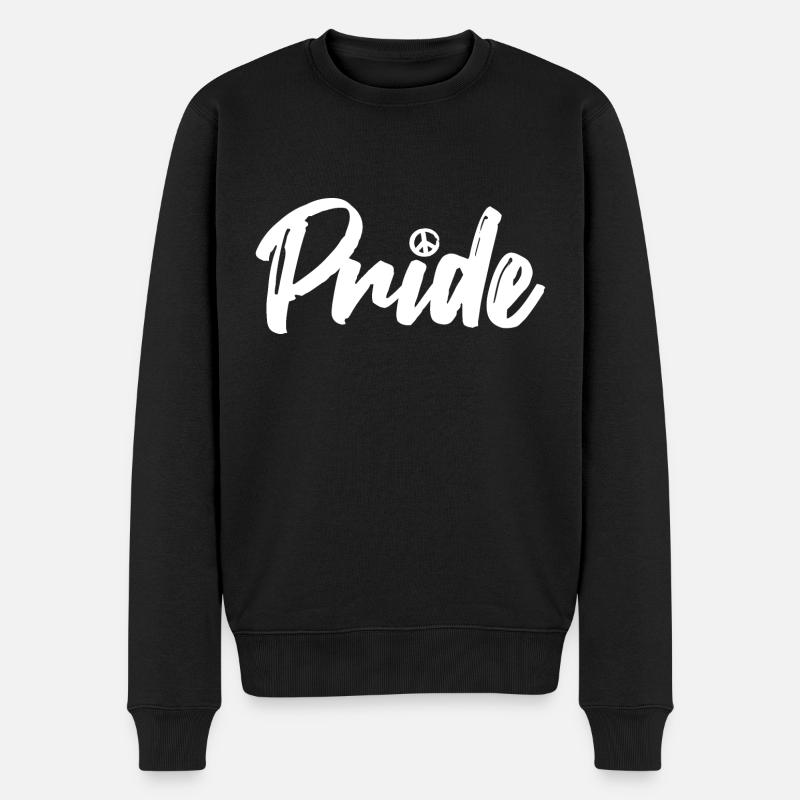 Fierté Paix - Pull Premium bio Homme - noir