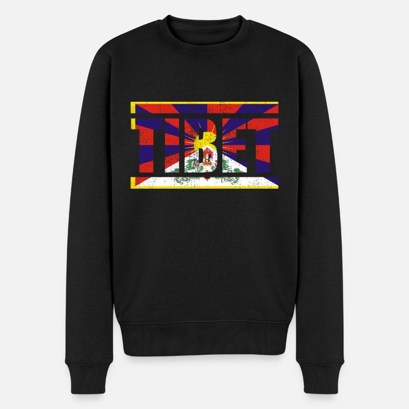 Tibet - Pull Premium bio Homme - noir