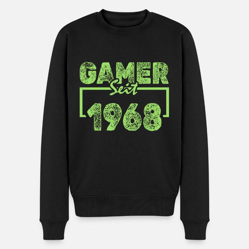 Année 1968 - Pull Premium bio Homme - noir