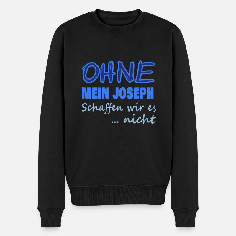 joseph - Männer Premium Bio Pullover - Schwarz