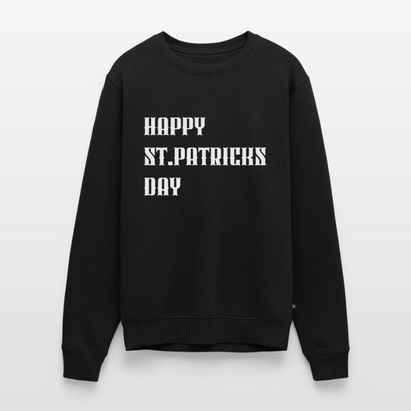 « Joyeuse Saint-Patrick » Blanc Pull Premium bio Homme