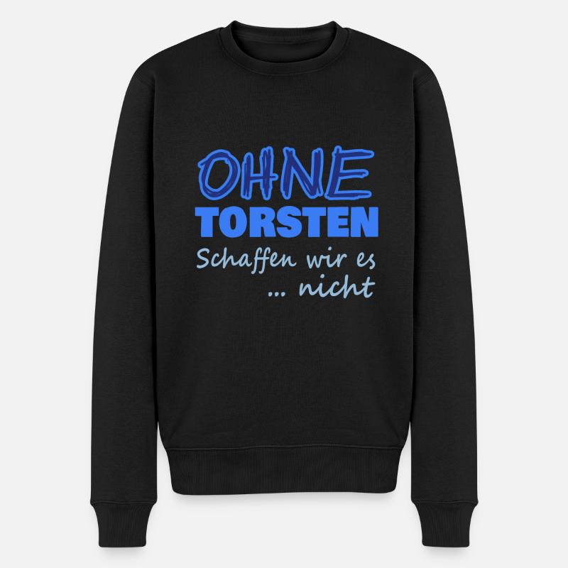 wir torsten - Männer Premium Bio Pullover - Schwarz