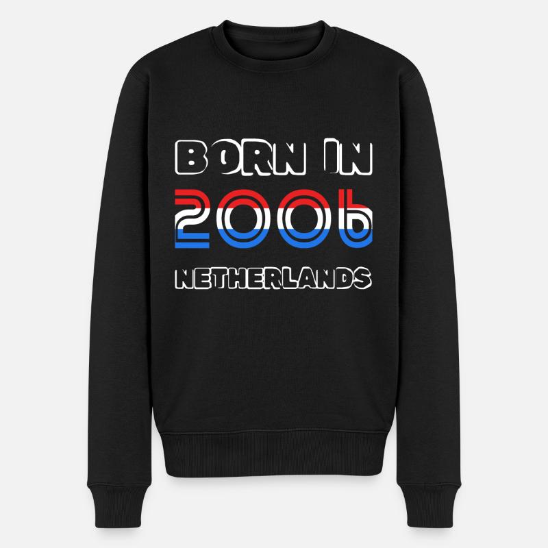 Jahr 2006 - Männer Premium Bio Pullover - Schwarz