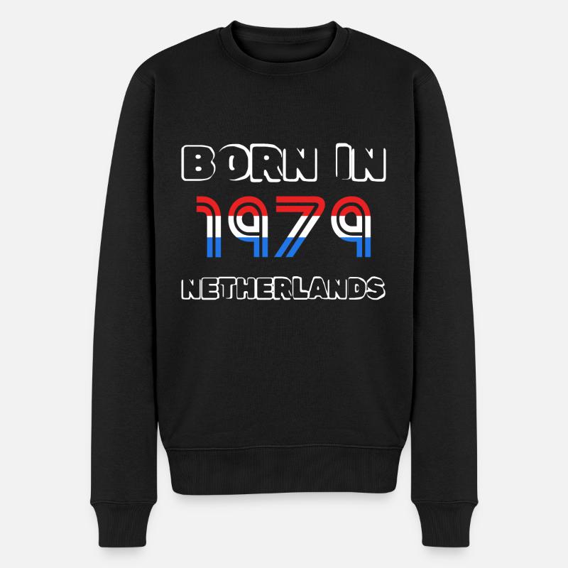 Pays-Bas 1979 - Pull Premium bio Homme - noir