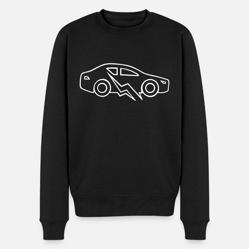Voiture électrique E-car - Pull Premium bio Homme - noir