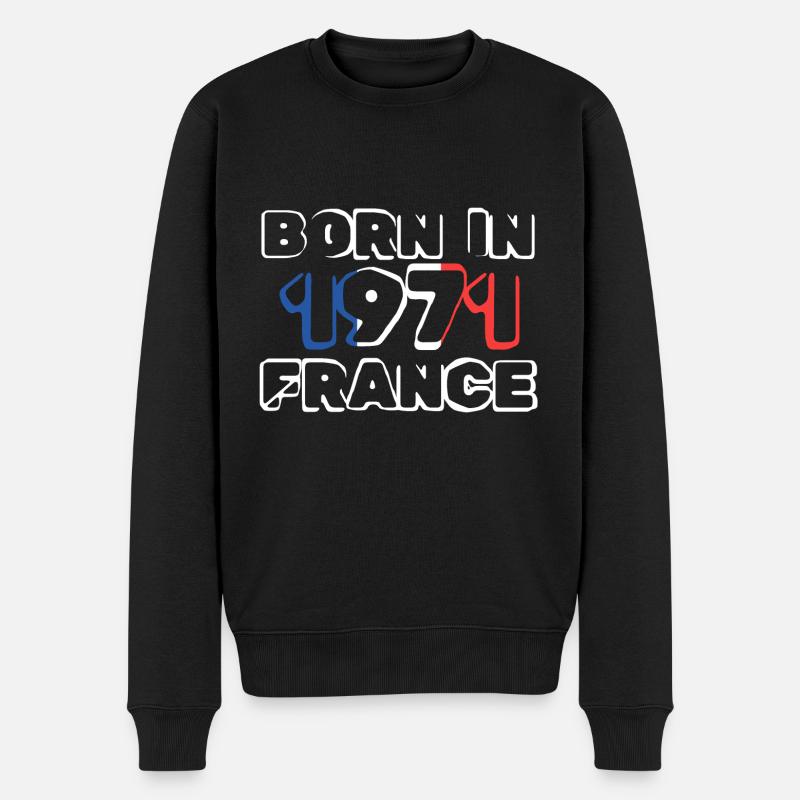 Année 1971 - Pull Premium bio Homme - noir