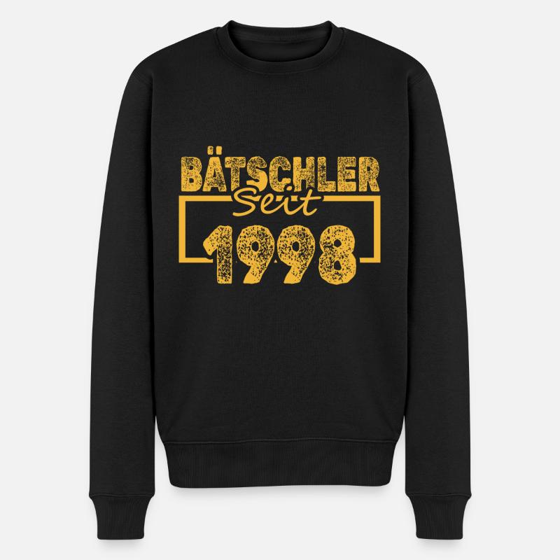 Bätscheler 1998 - Männer Premium Bio Pullover - Schwarz