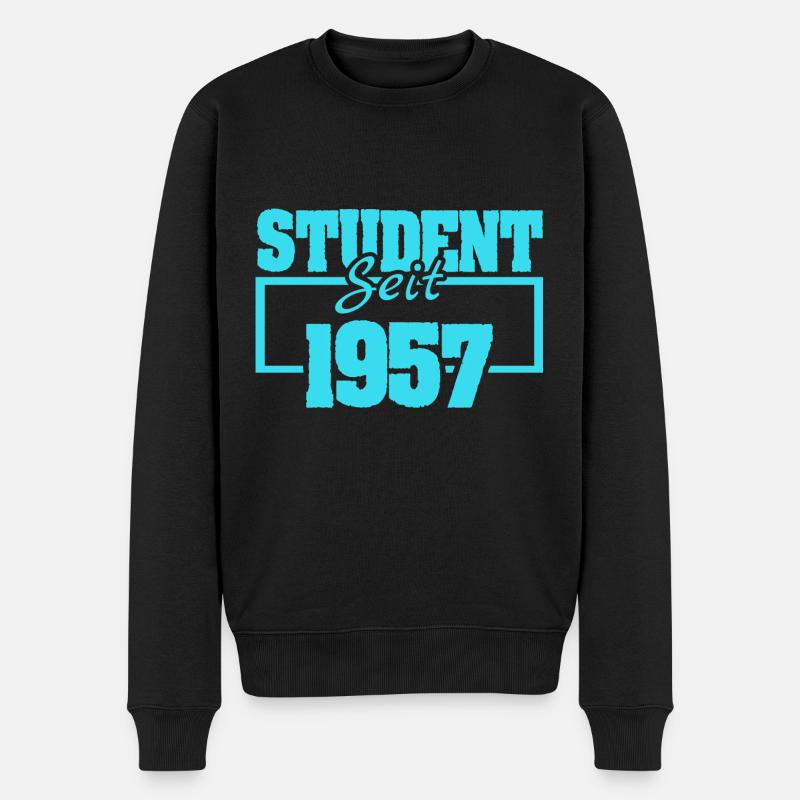 seit 1957 - Männer Premium Bio Pullover - Schwarz