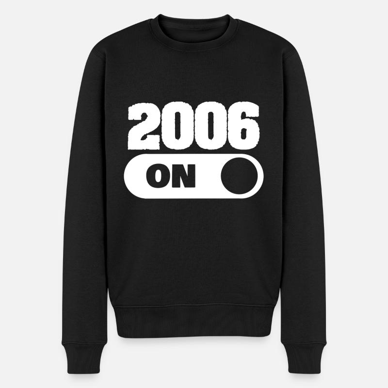 2006 - Männer Premium Bio Pullover - Schwarz