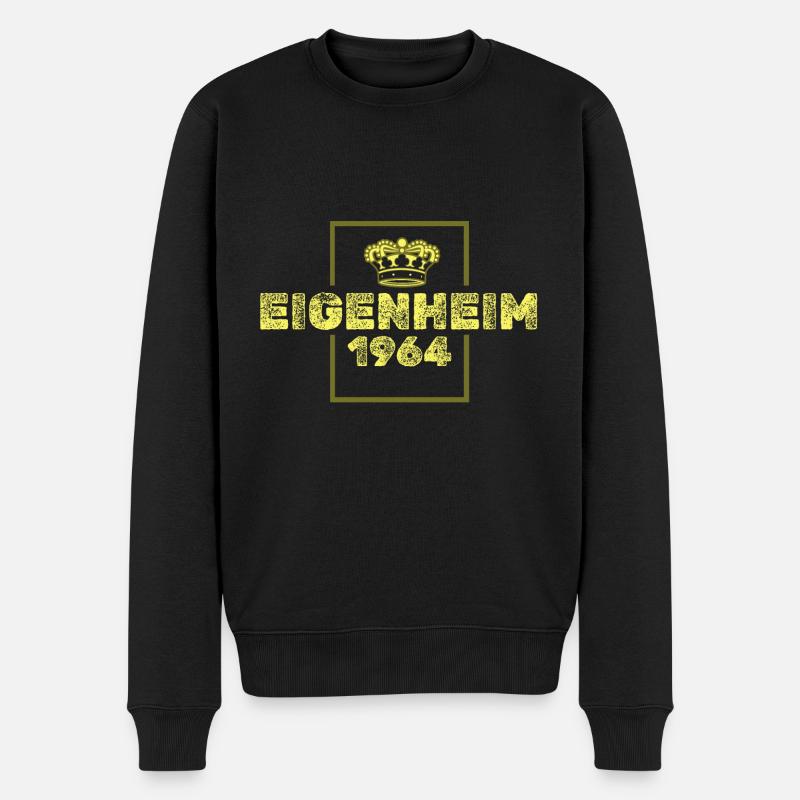 1964 - Männer Premium Bio Pullover - Schwarz
