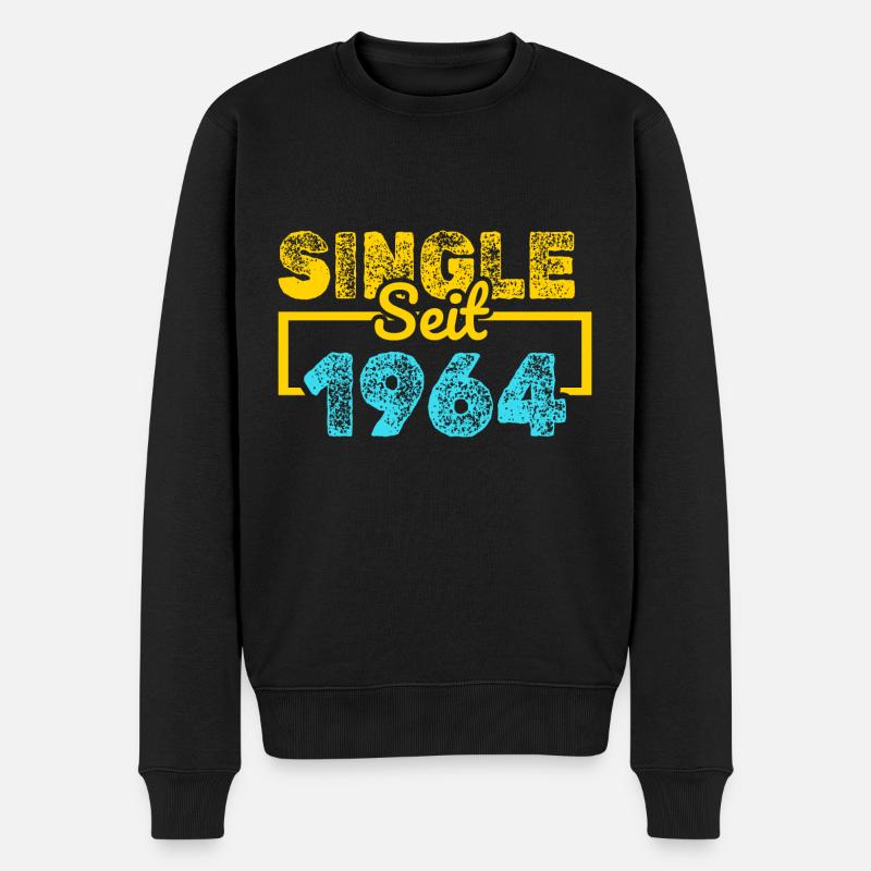 Witzig 1964 - Männer Premium Bio Pullover - Schwarz