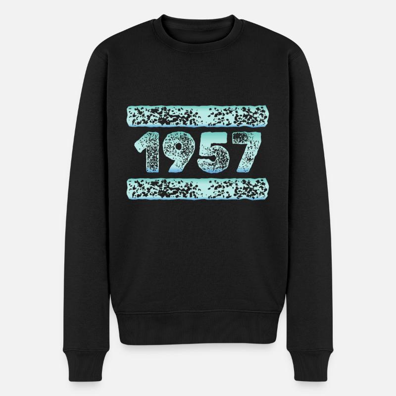 Année glaciale 1957 - Pull Premium bio Homme - noir