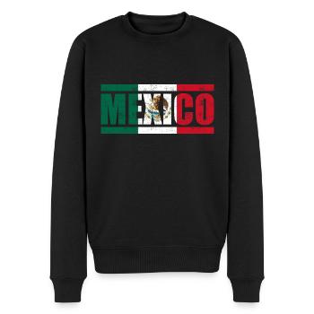 Mexiko - Männer Premium Bio Pullover - Schwarz - Vorne - Nico (187cm)