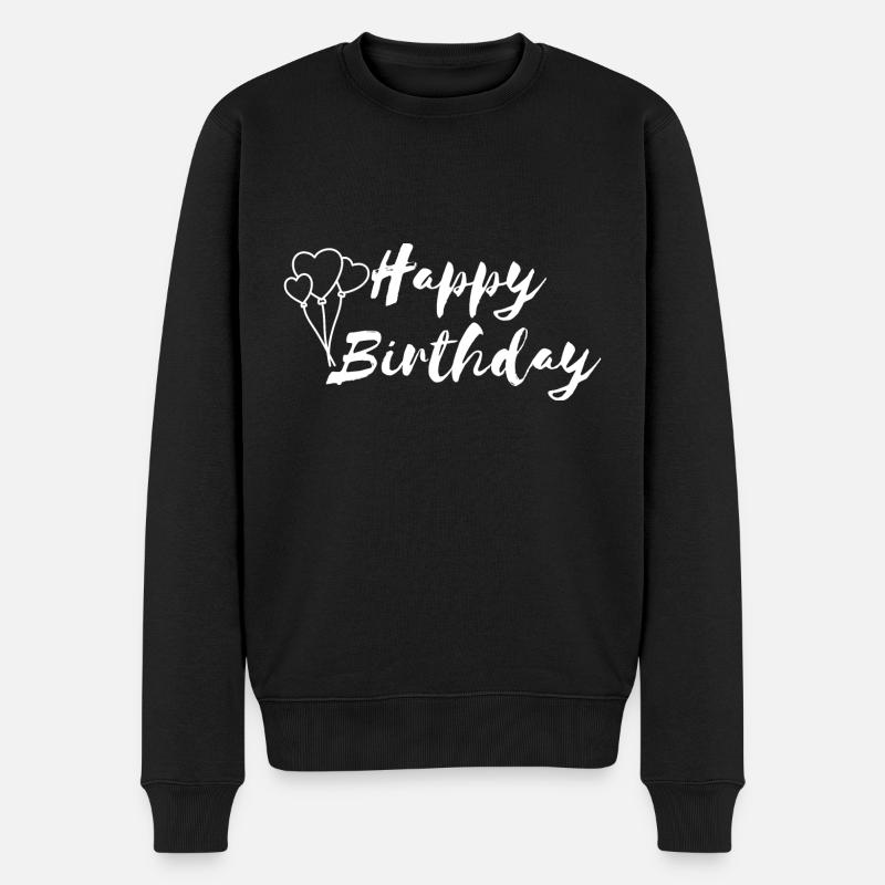 Bon anniversaire - Pull Premium bio Homme - noir