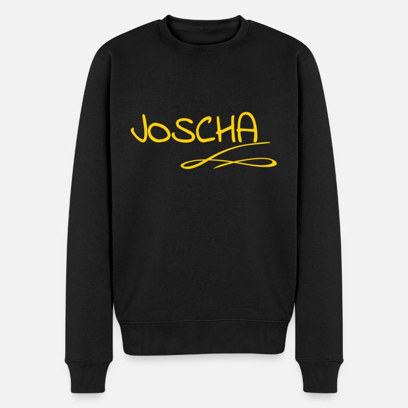 Prénom Joscha - Pull Premium bio Homme - noir