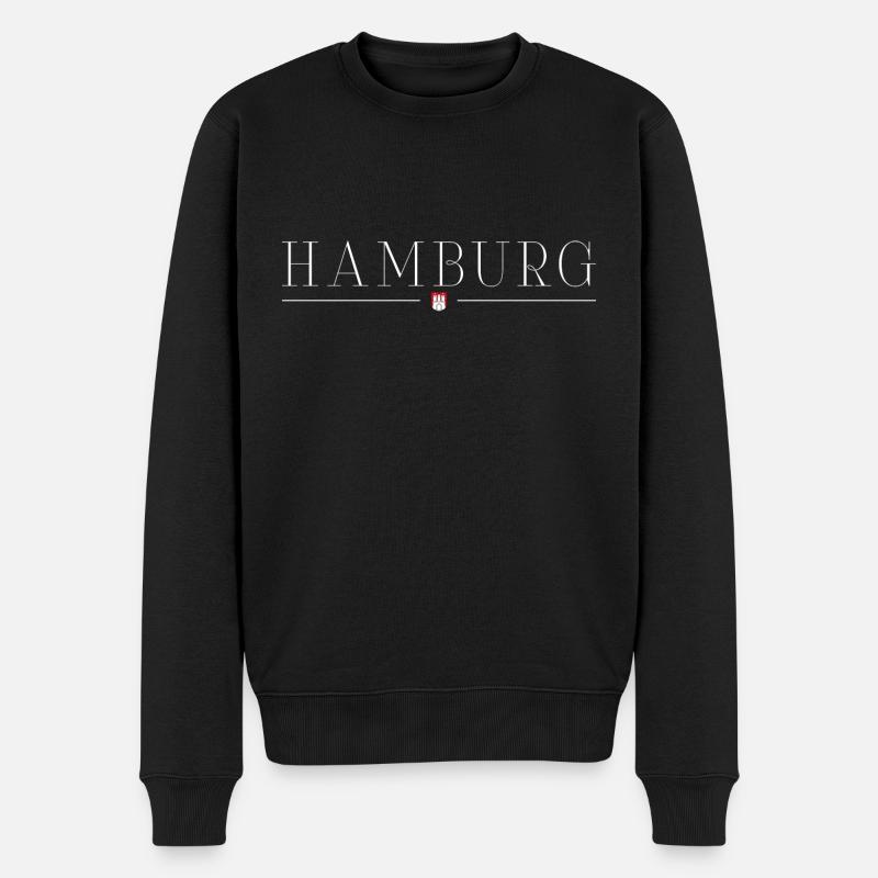 Hambourg, Allemagne T-shirt Elegance - Pull Premium bio Homme - noir