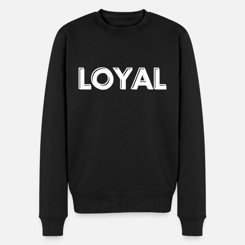 Loyauté loyale - Pull Premium bio Homme - noir
