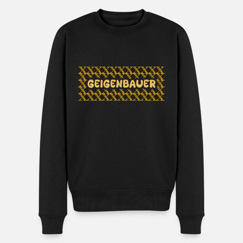 Geigenbauer als Job - Männer Premium Bio Pullover - Schwarz