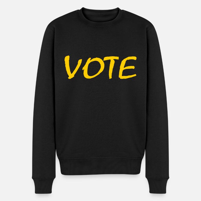 Voter - Pull Premium bio Homme - noir