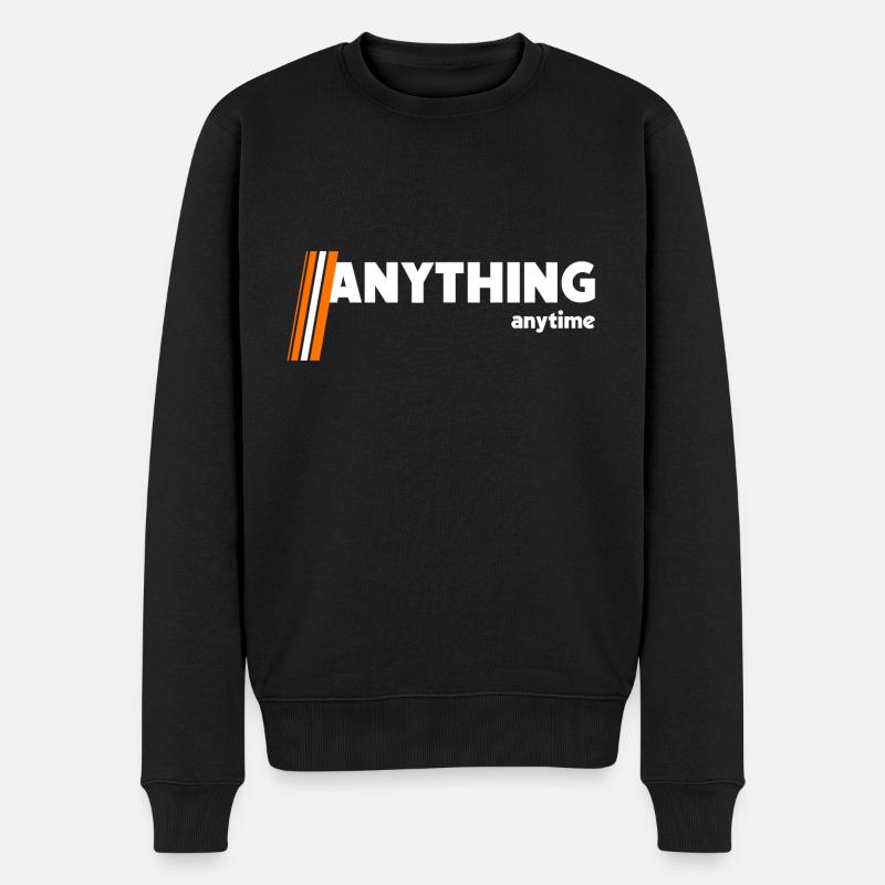 Anything - Pull Premium bio Homme - noir