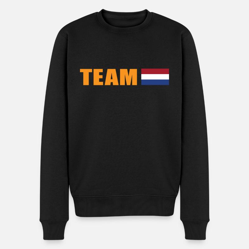 Soutenez l’équipe Hollande - Pull Premium bio Homme - noir
