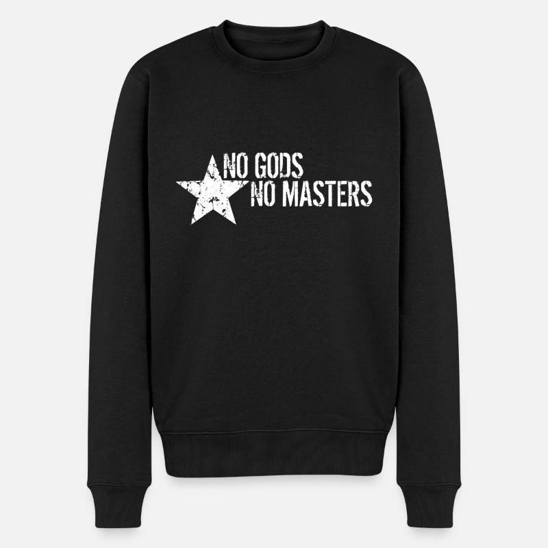No Gods No Masters - Pull Premium bio Homme - noir