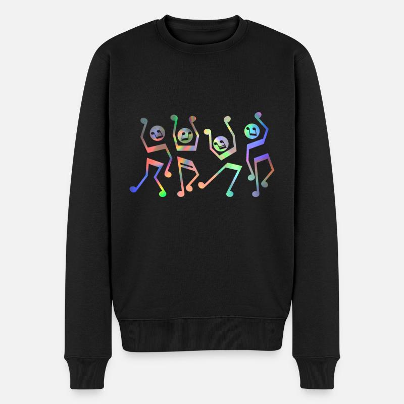 Dance - Männer Premium Bio Pullover - Schwarz