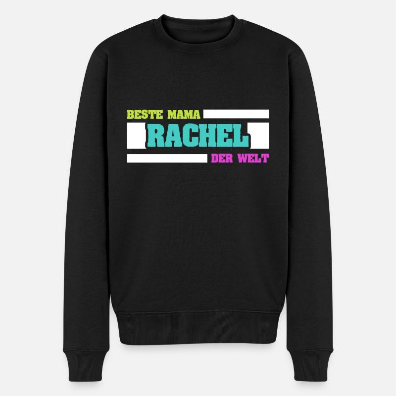 Rachel als Mutter - Männer Premium Bio Pullover - Schwarz