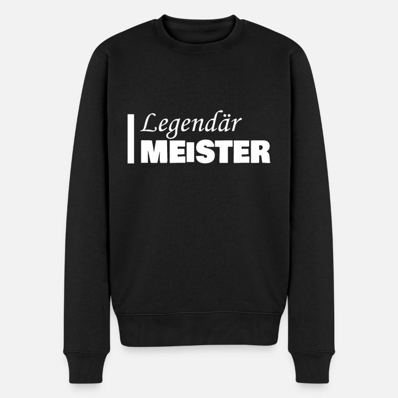 Beruf Meister - Männer Premium Bio Pullover - Schwarz