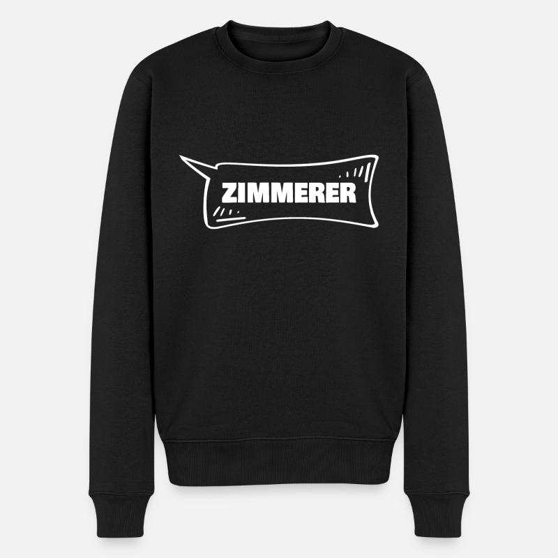 Charpentier à bulles - Pull Premium bio Homme - noir