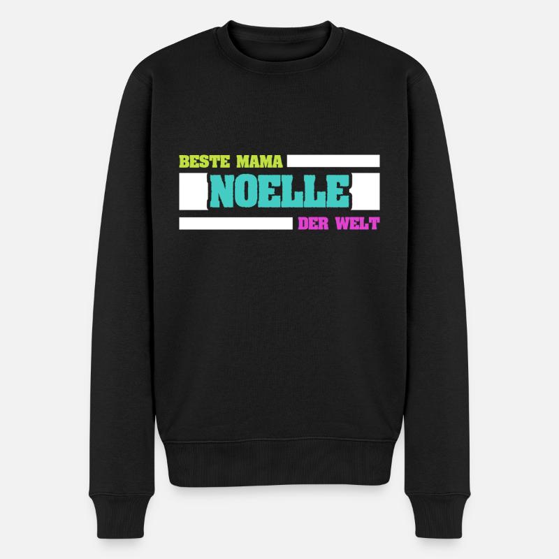 Mutter Noelle - Männer Premium Bio Pullover - Schwarz