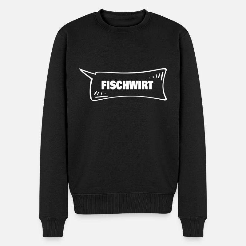 Bulle de dialogue Fischwirt - Pull Premium bio Homme - noir