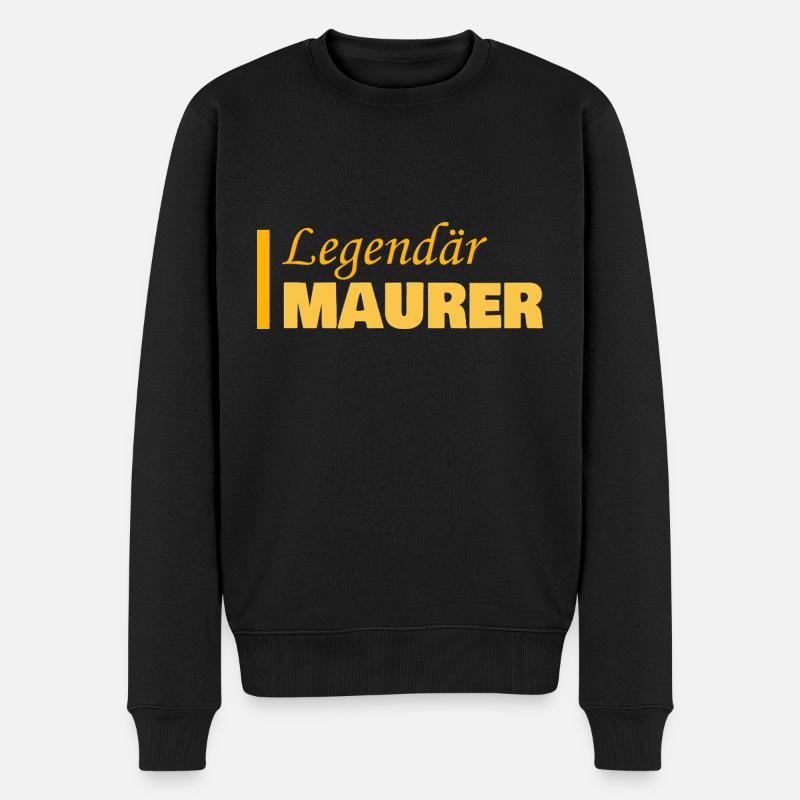 Profession : Maçon - Pull Premium bio Homme - noir