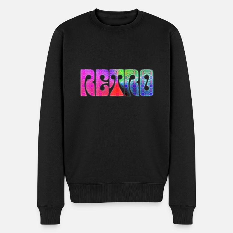 Rétro J - Pull Premium bio Homme - noir