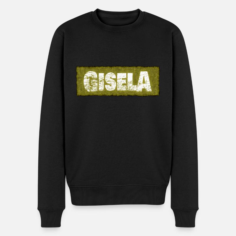 Gisèle - Pull Premium bio Homme - noir