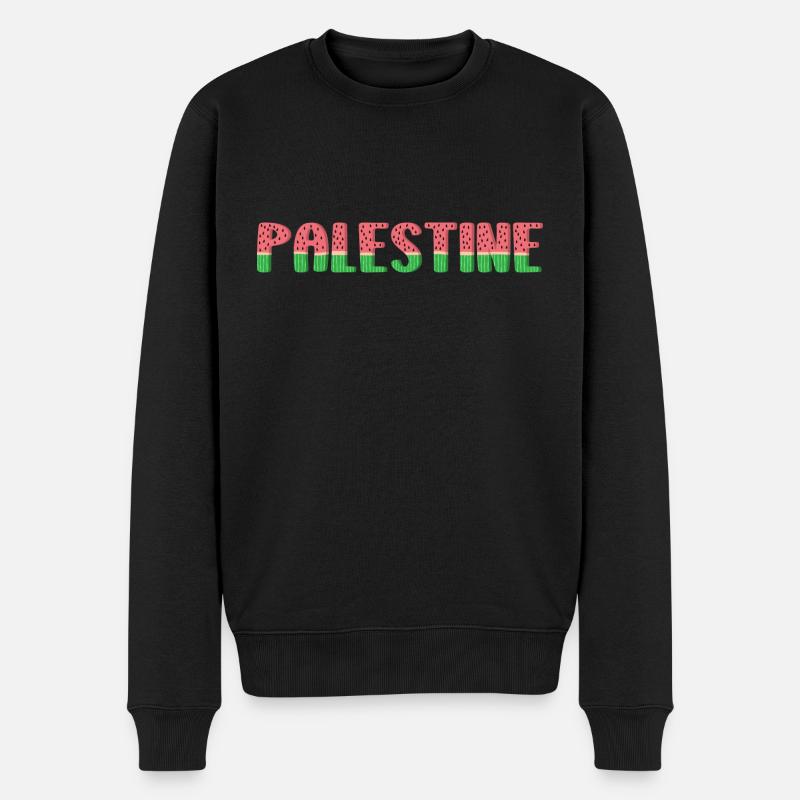 Pastèque Palestine - Pull Premium bio Homme - noir