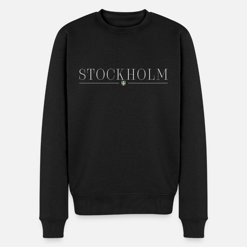 J’adore Stockholm - Pull Premium bio Homme - noir