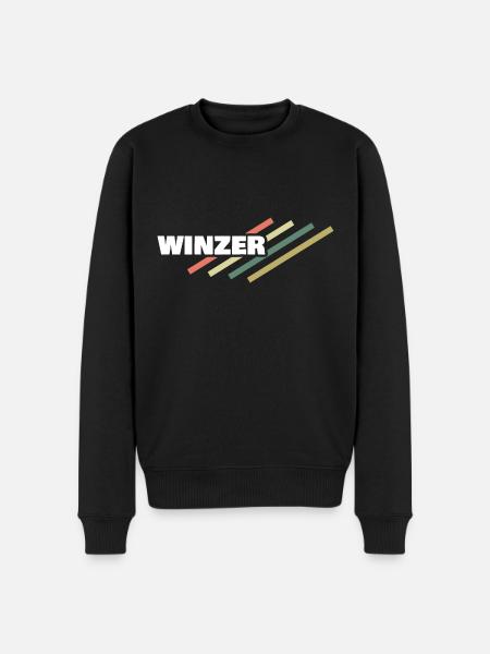 Arbeitsplatz Winzer - Männer Premium Bio Pullover - Schwarz