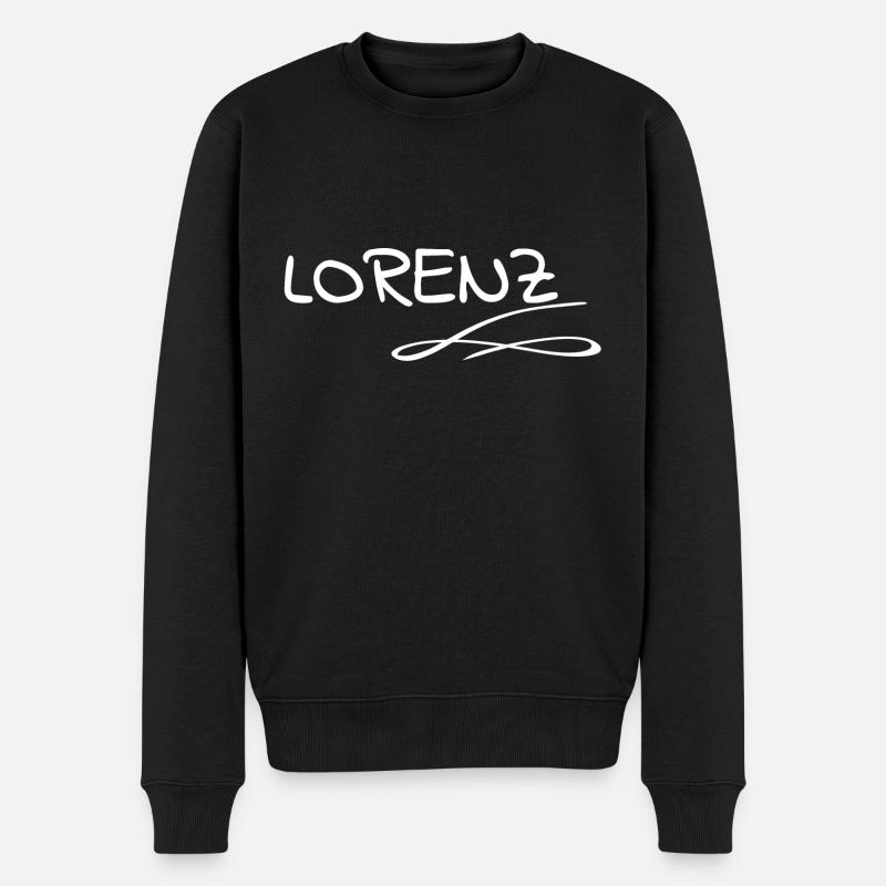 Cadeau pour Lorenz - Pull Premium bio Homme - noir