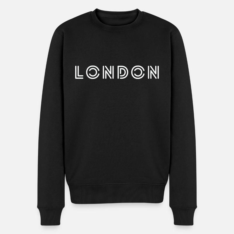 London - Pull Premium bio Homme - noir