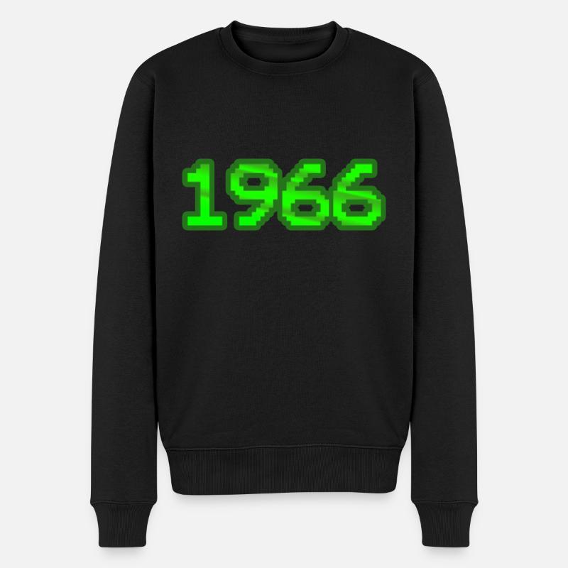 Nerd 1966 - Pull Premium bio Homme - noir