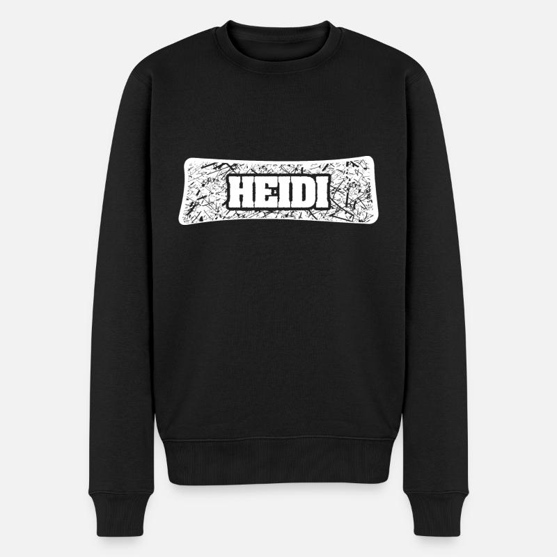 Nom de naissance Heidi - Pull Premium bio Homme - noir
