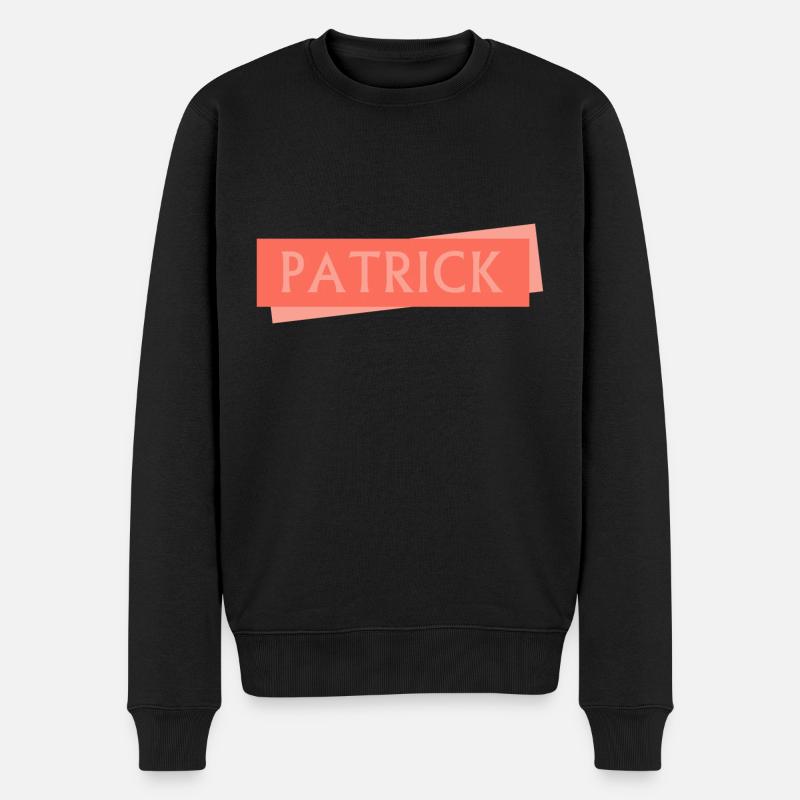 Nom : Patrick - Pull Premium bio Homme - noir