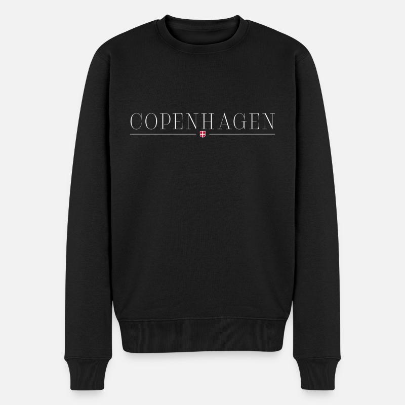 J’adore Copenhague - Pull Premium bio Homme - noir