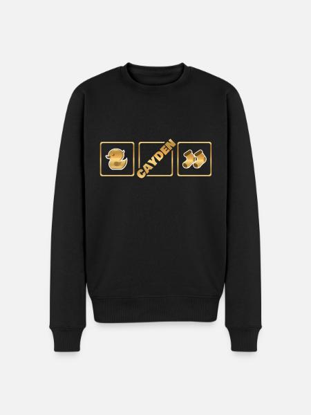Nativity Cayden - Men's Premium Organic Jumper - black