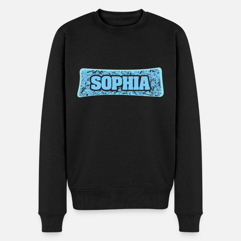 Prénom Sophie - Pull Premium bio Homme - noir
