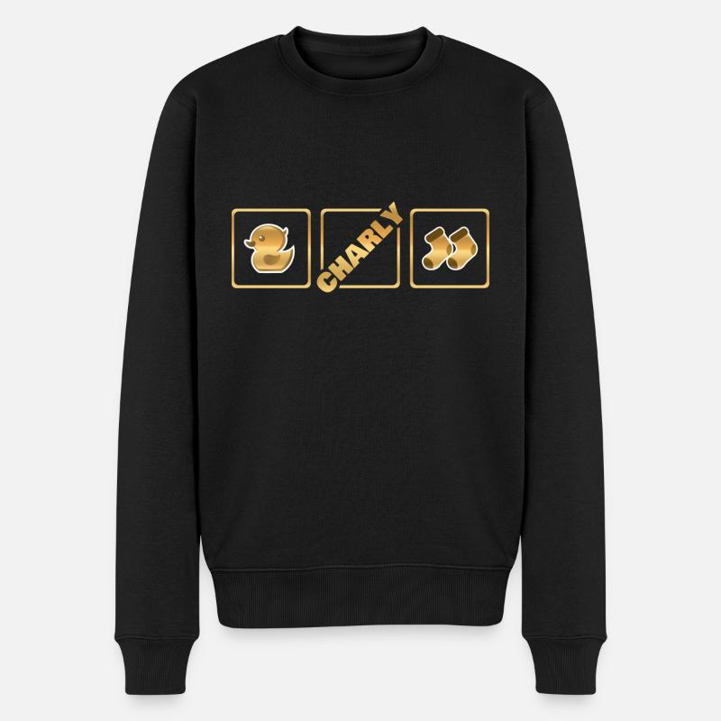 Cadeau pour Charly - Pull Premium bio Homme - noir