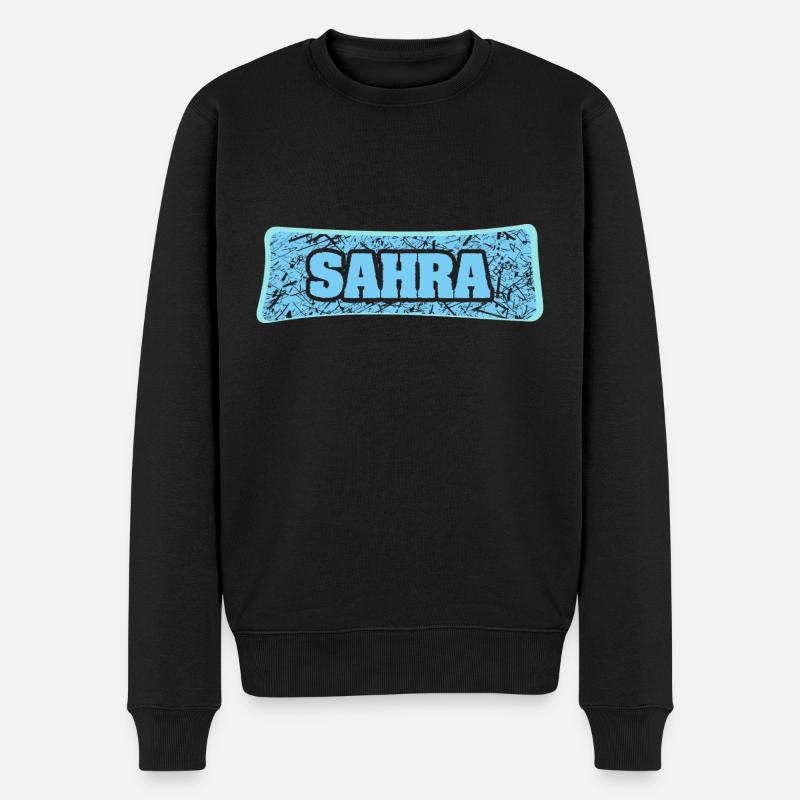 Geschenk für Sahra - Männer Premium Bio Pullover - Schwarz