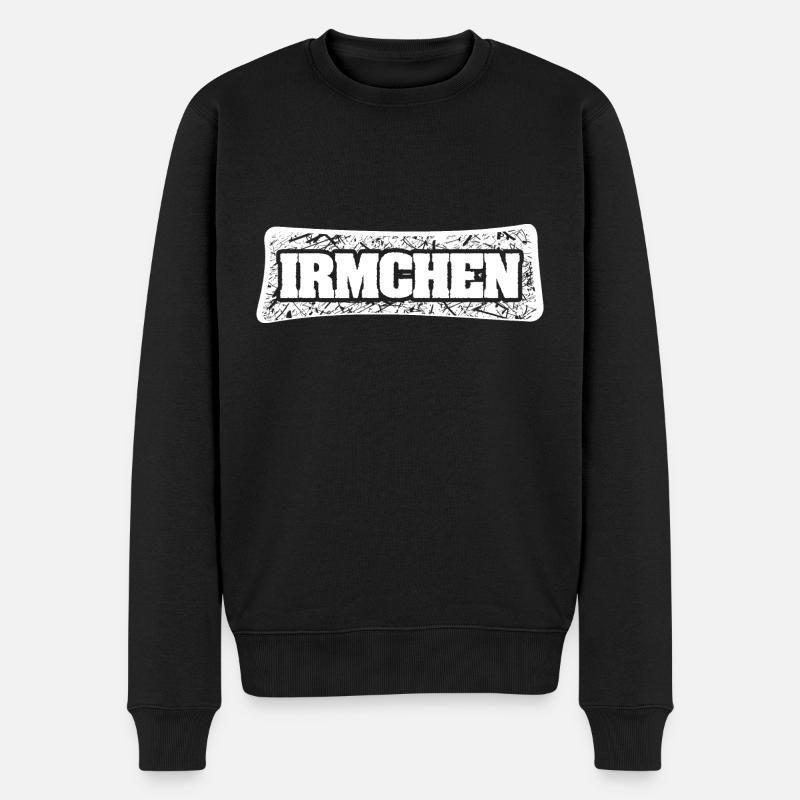 Vorname Irmchen - Männer Premium Bio Pullover - Schwarz